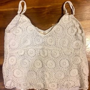 Crochet summer camisole.
